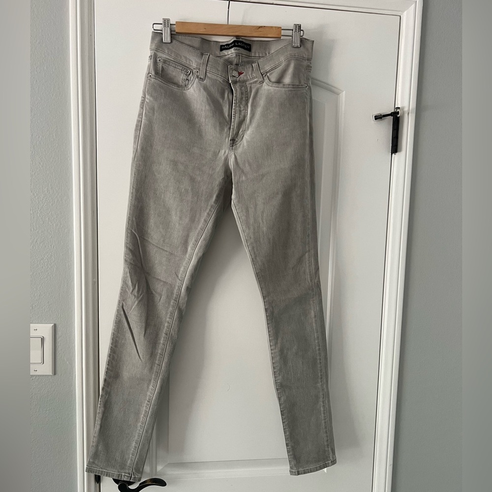 ❤️Ralph lauren black label 160 jeans, grey EUC